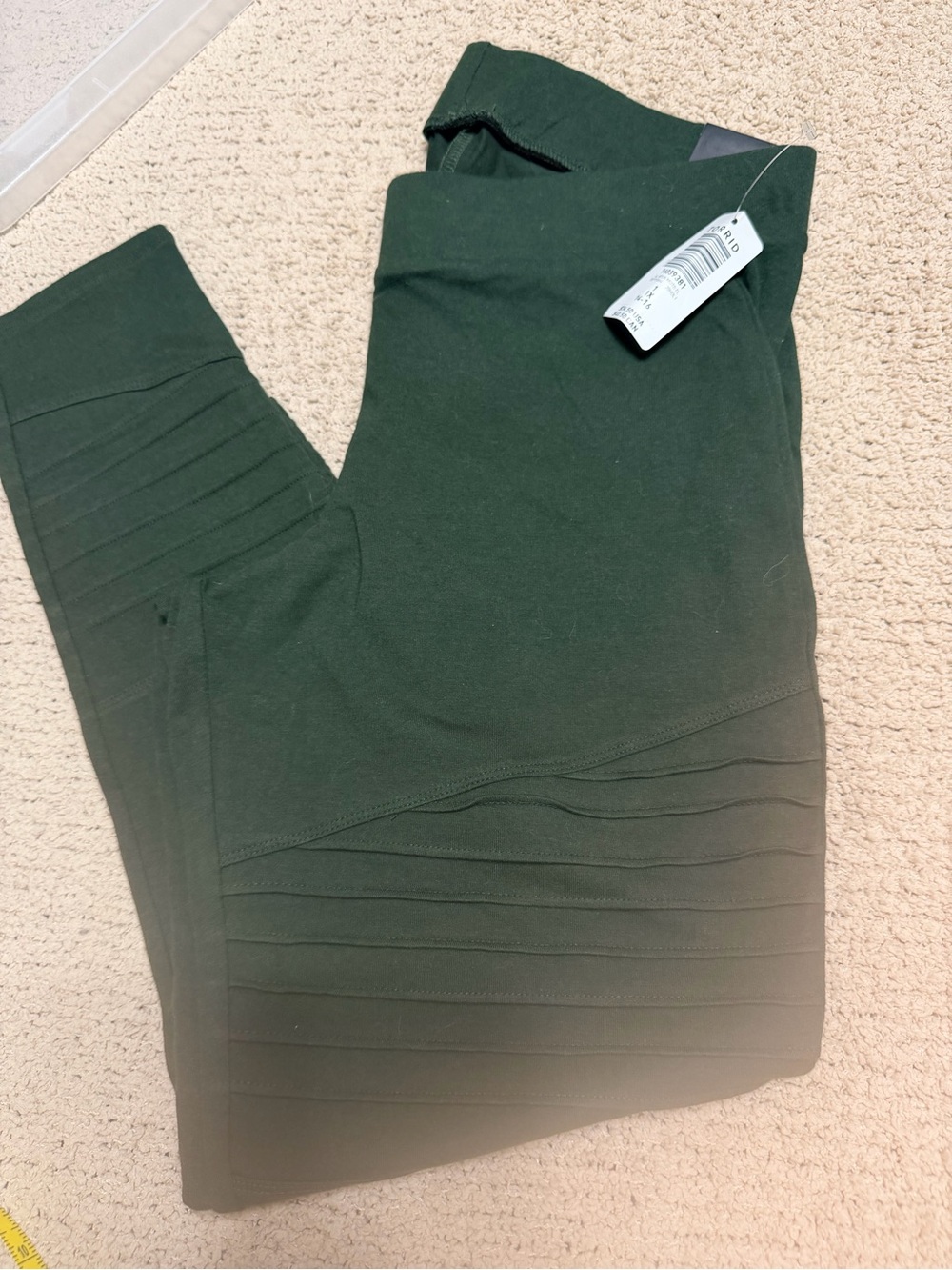 Torrid Moto Ribbed Leggings
